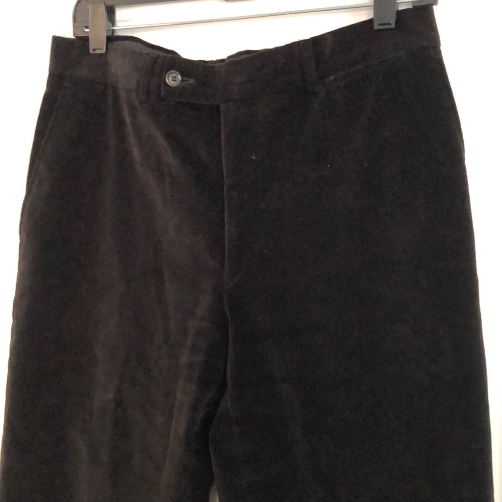 Louis Vuitton Velvet Straight Pants Size 50